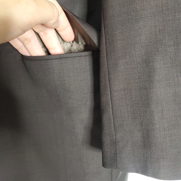 Jos A Bank Blazer Mens 44R Brown 2 Button Sports Coat Suit Jacket Modern Career - Picture 8 of 13